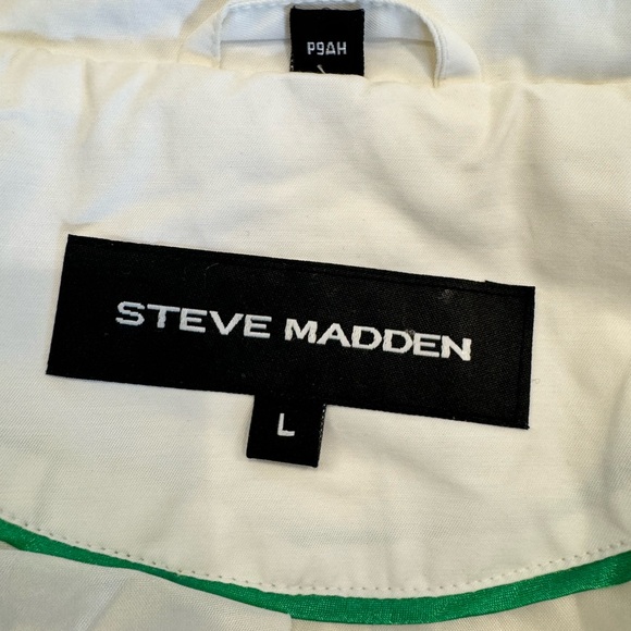 Steve Madden White Trench Coat - Picture 13 of 15